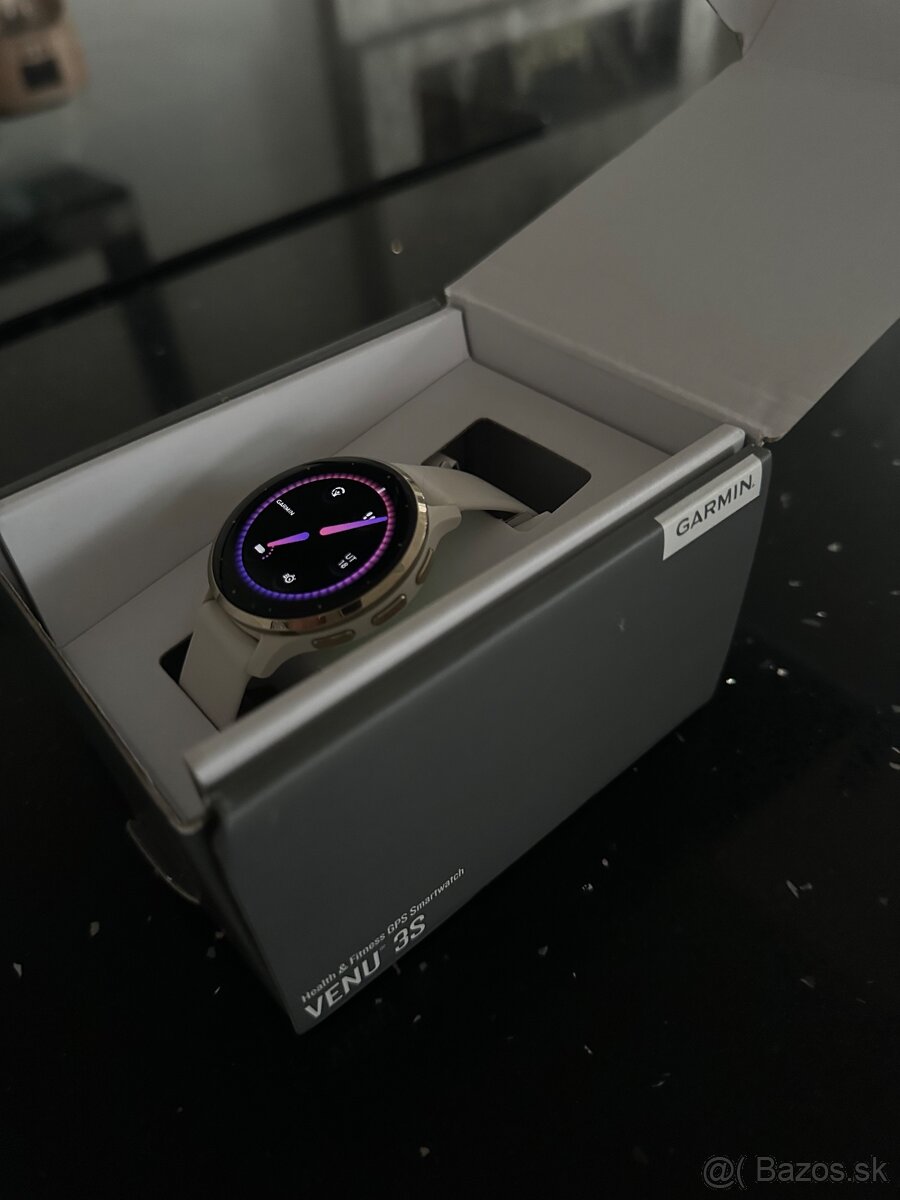 V záruke - Garmin Venu 3s cream gold ivory band - 2