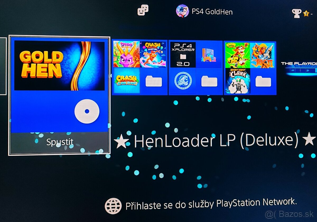 PS4 Disk ( Jailbreak ) GoldHEN ( 9.00 - 12.52 ) - 2
