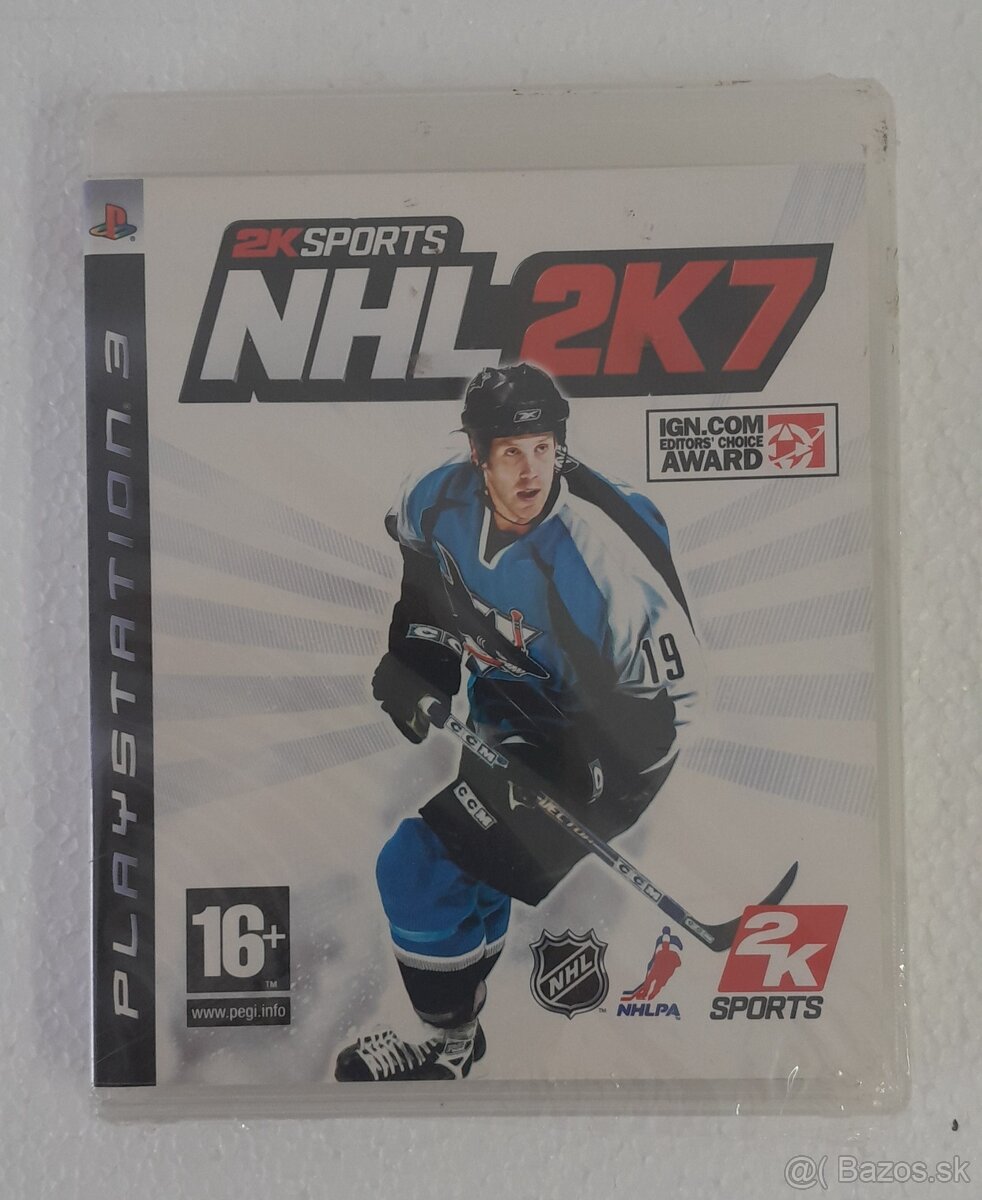 Predám novú hru NHL 2K7 sports na PS3 - 2