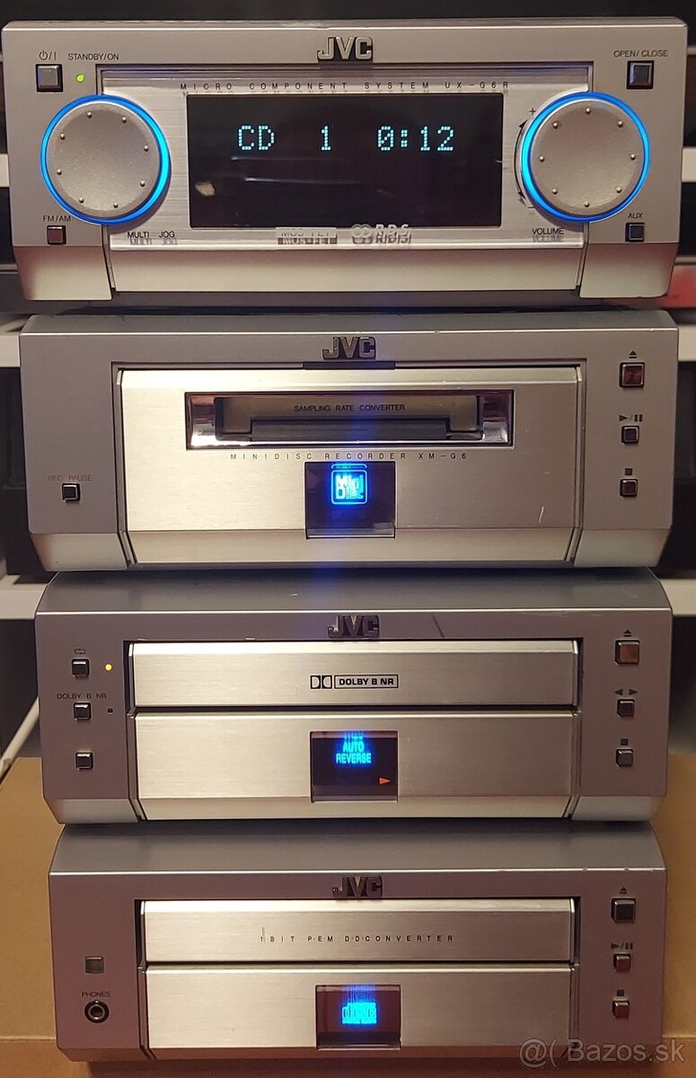 Predám mini systém JVC UX-G6R + XM-G6 - 2