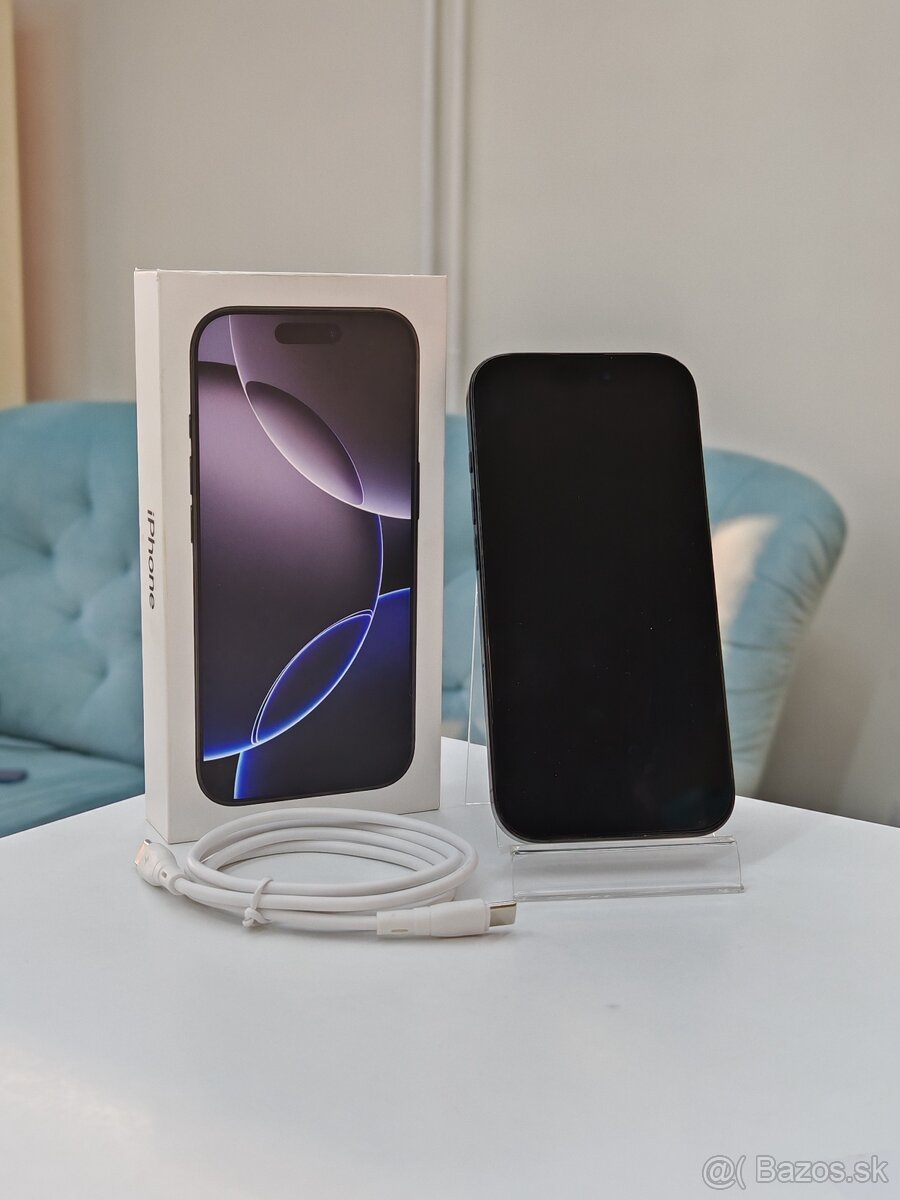 Apple iPhone 16 Pro 128GB Black Titanium | ZÁNOVNÝ - 2