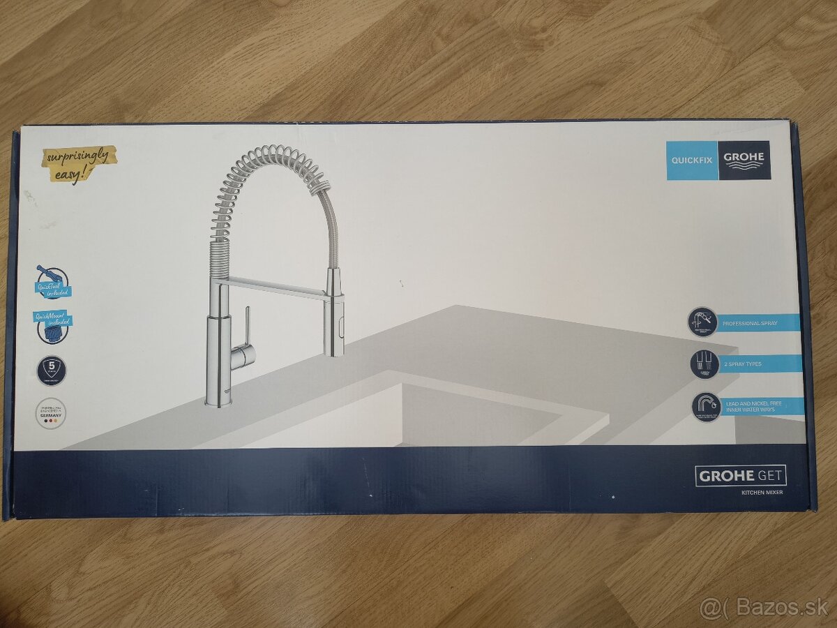 NOVÁ profi kuchynská batéria GROHE Get - 2