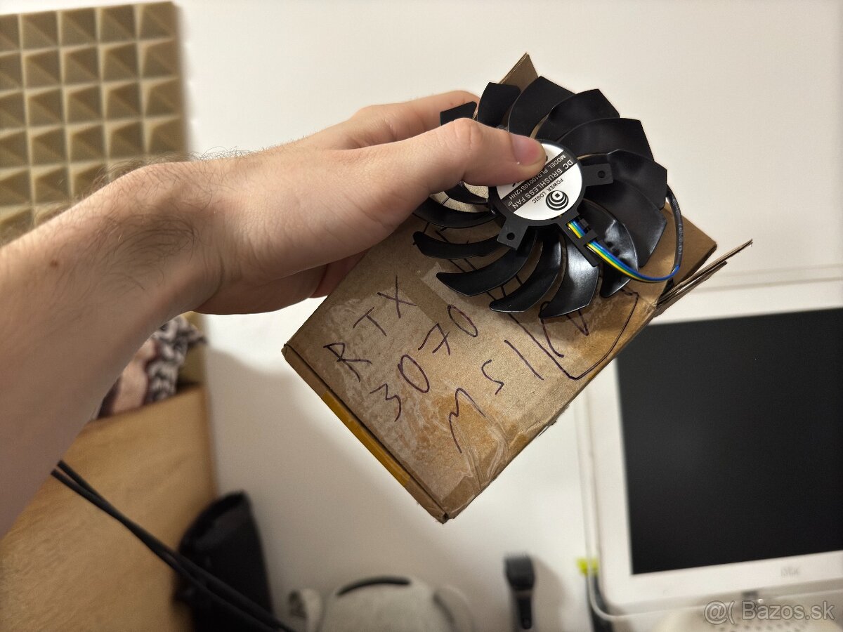 MSI RTX3070 ventilátory - 2