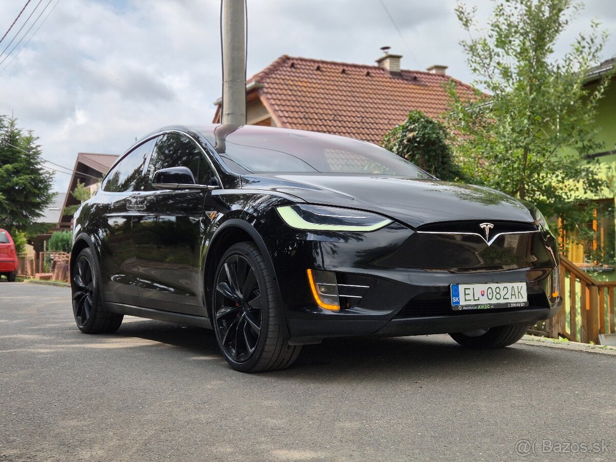 Tesla model X P100D supercharger free 7 miest - 2
