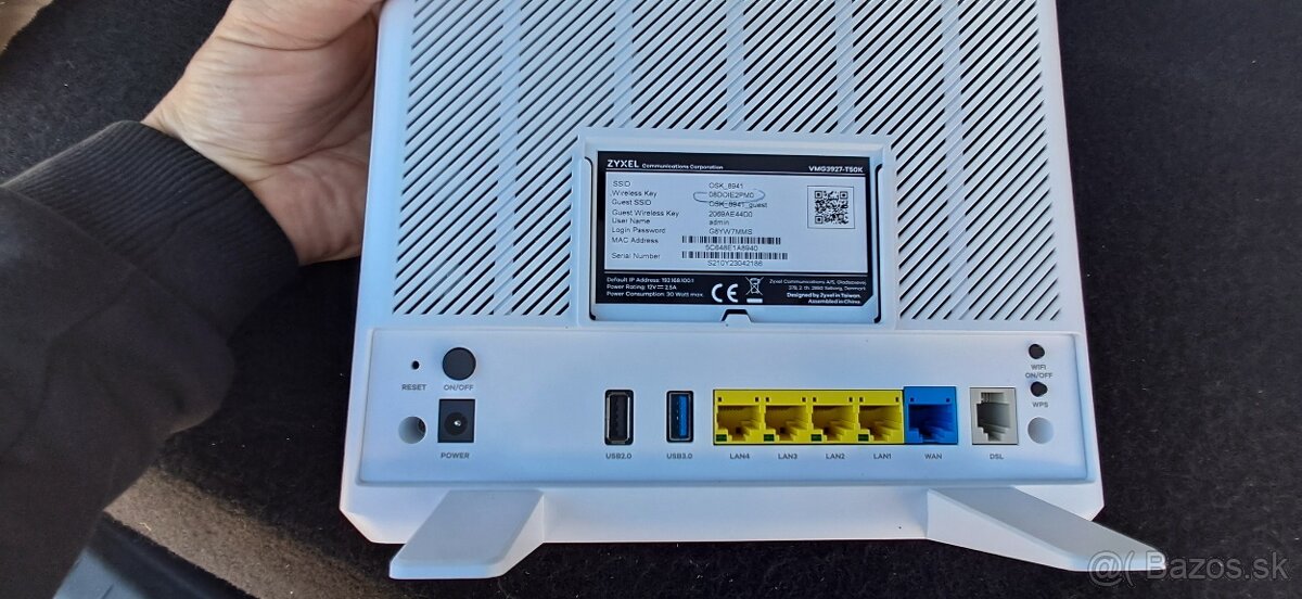 Wifi Router zyxel VMG3927 t50 - 2