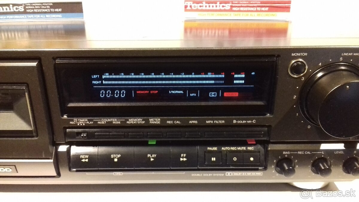 ClassAA spickovy 3-hlavovy deck TECHNICS RS-BX707 JAPAN AK58 - 2