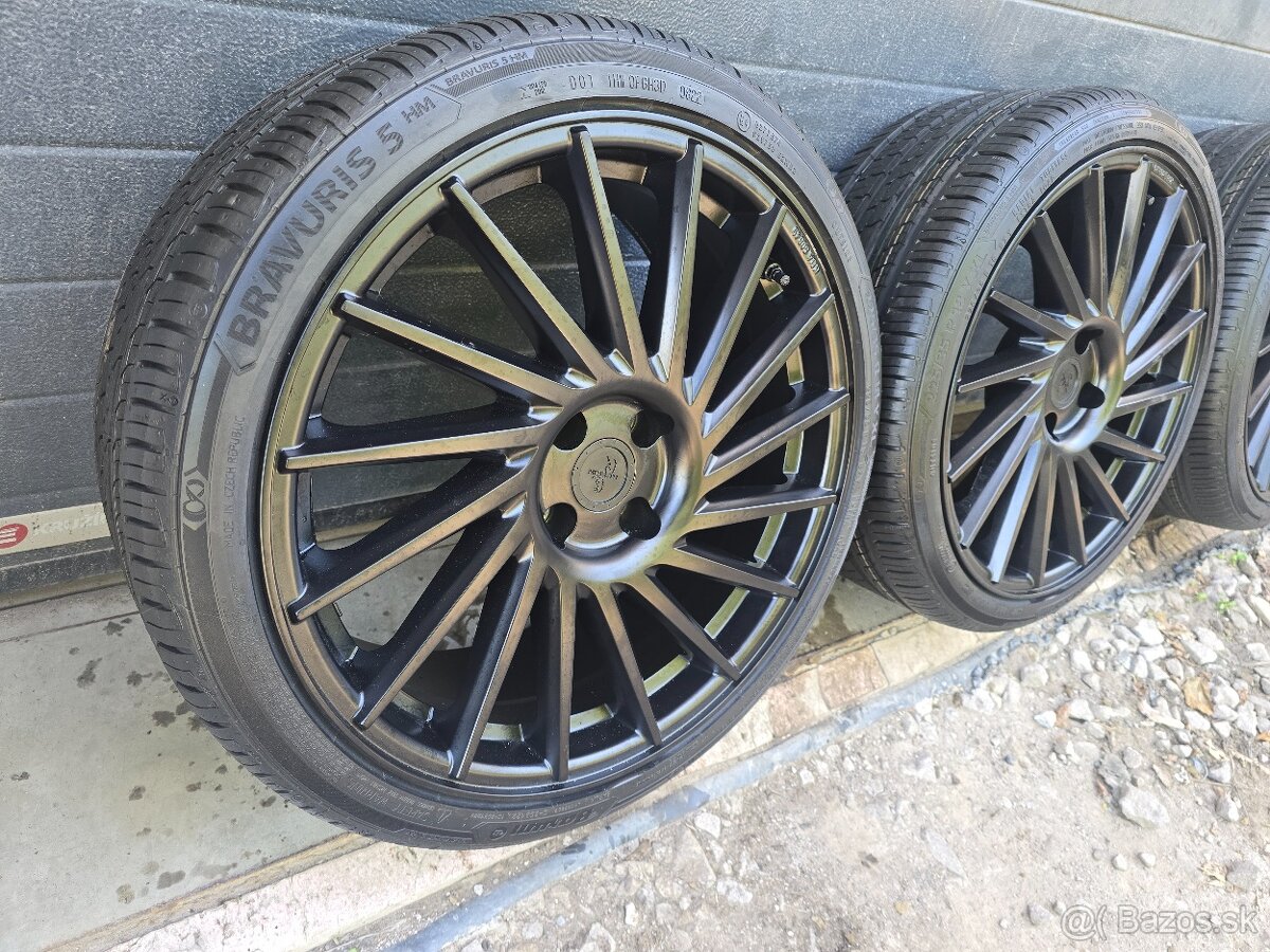 Zánovná Sada Keskin 4x100+Nové pneu 225/35 R18 - 2