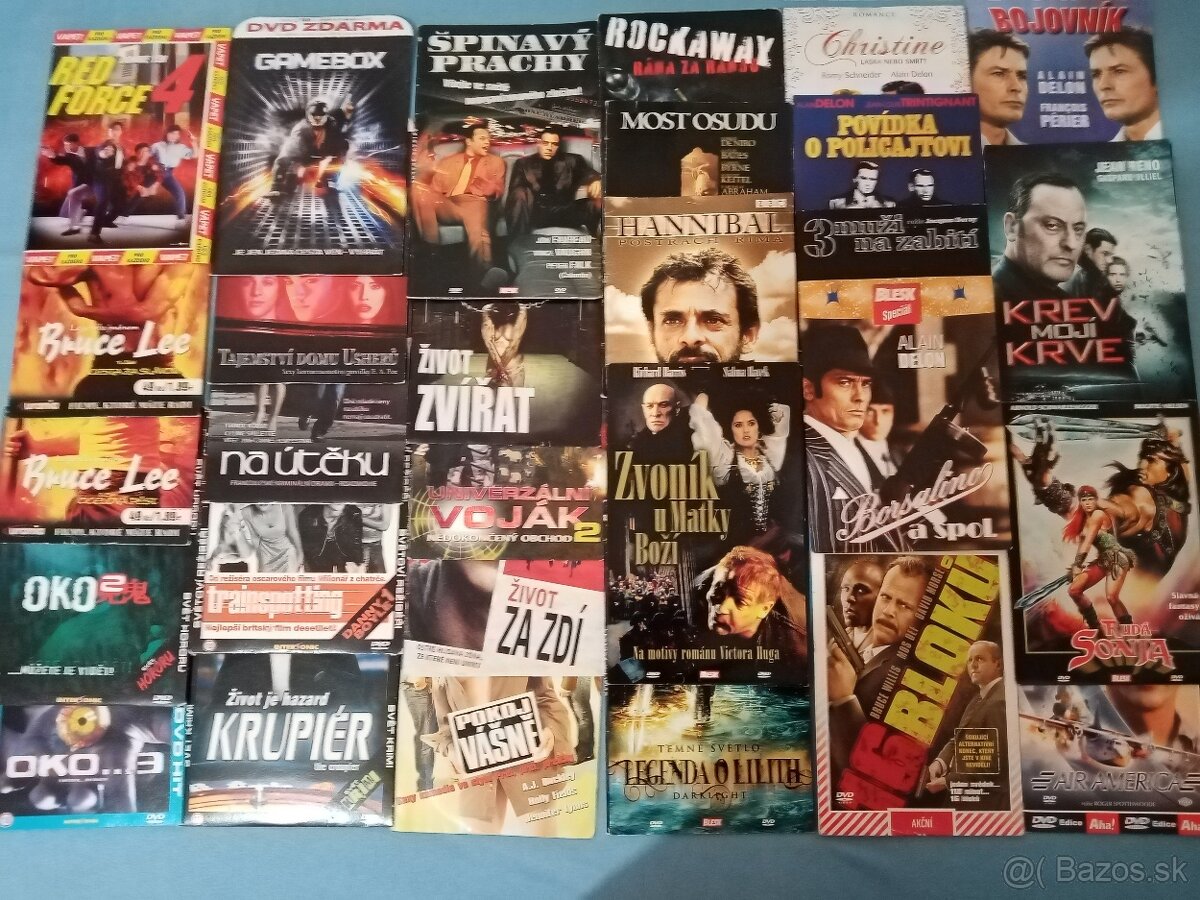 Stovky orig.DVD v kartonu od 0,5 eur (v češtině ;o) - 2