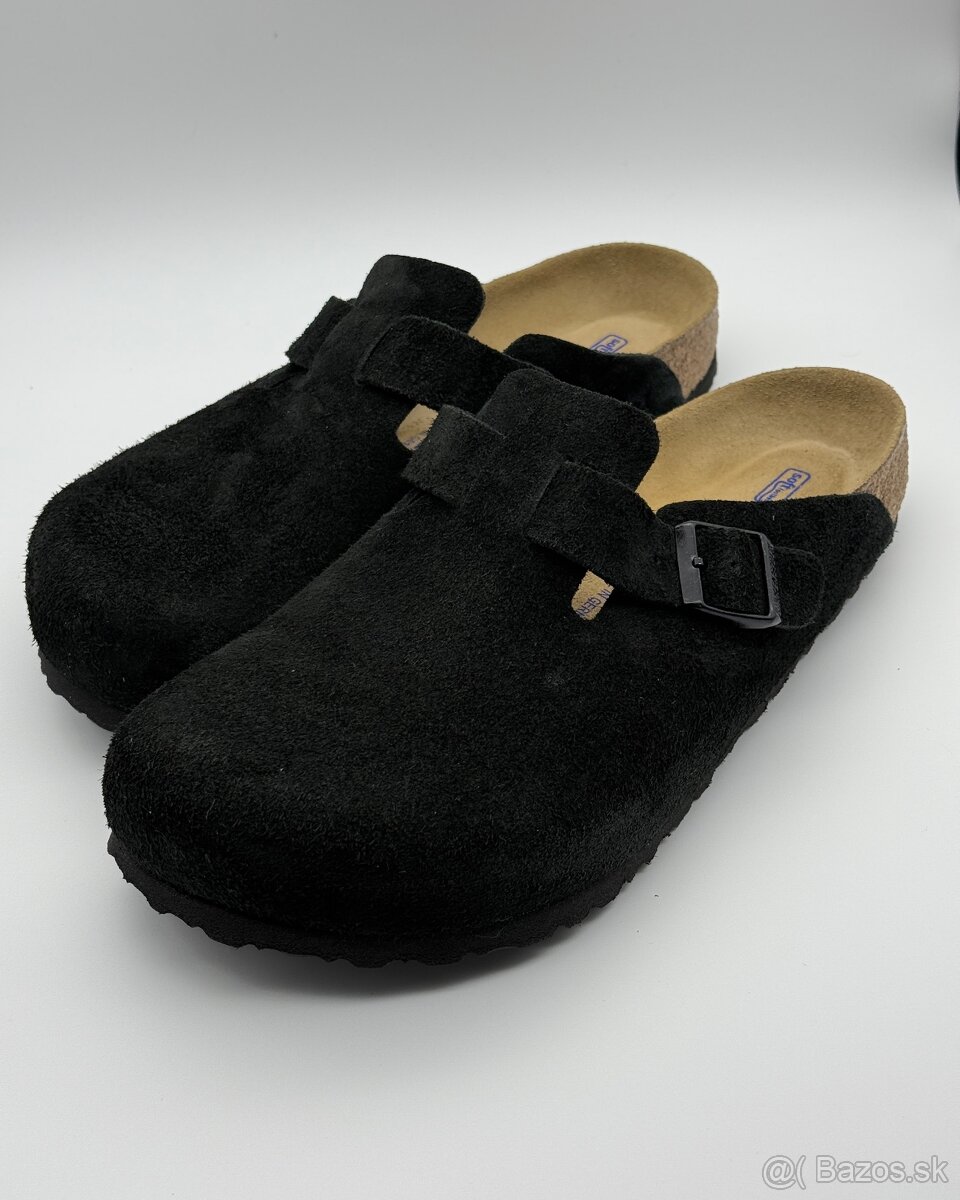 Nové Birkenstock Boston veľ. 45 / 29cm - Black Suede - 2