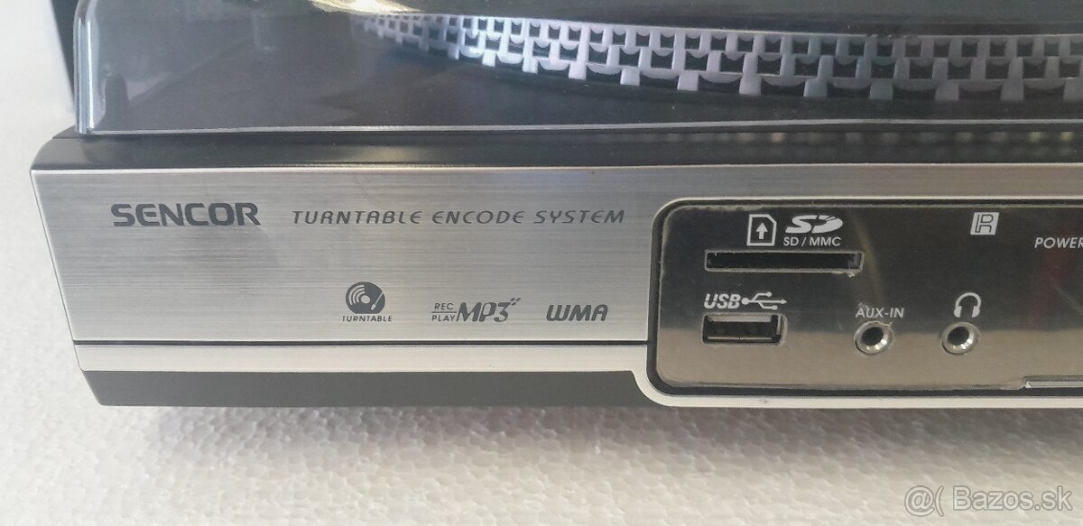 Predám nefunkčny gramofón SENCOR STT011E - 2