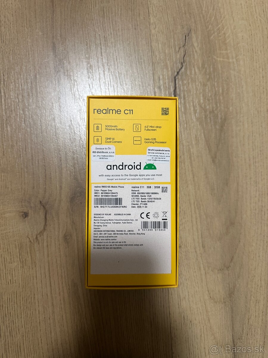 Realme C11 3GB | 32GB pepper grey - 2