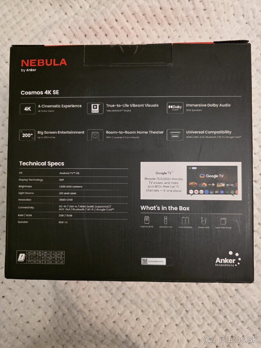 Nebula projektor Cosmos 4k SE - 2