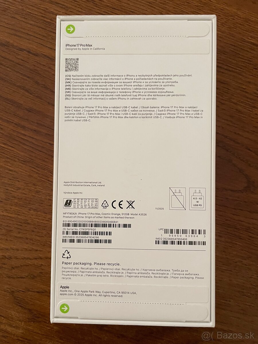 Iphone 17 Pro Max - ČISTO NOVÝ - 2