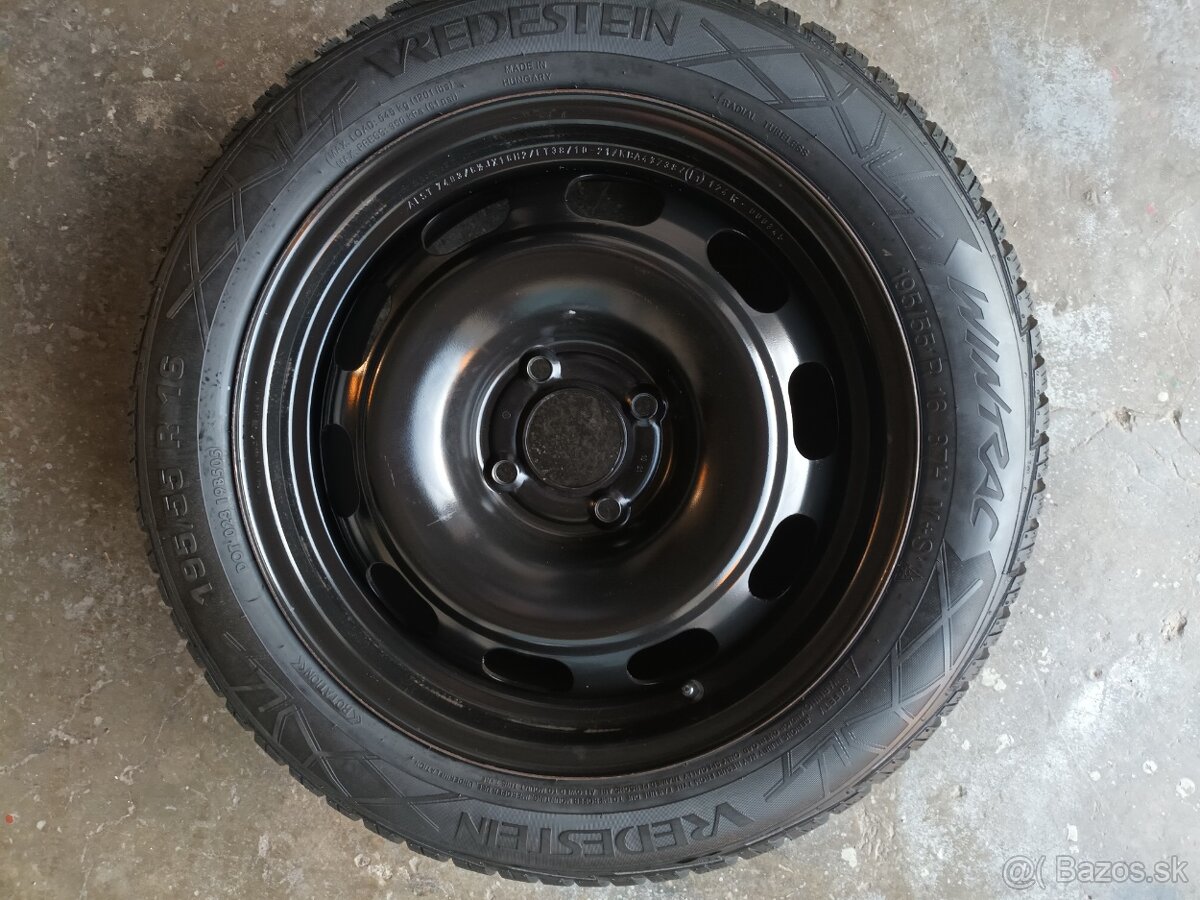 Zimné 195/55 r16 na diskoch 4x108 Vredestein - 2