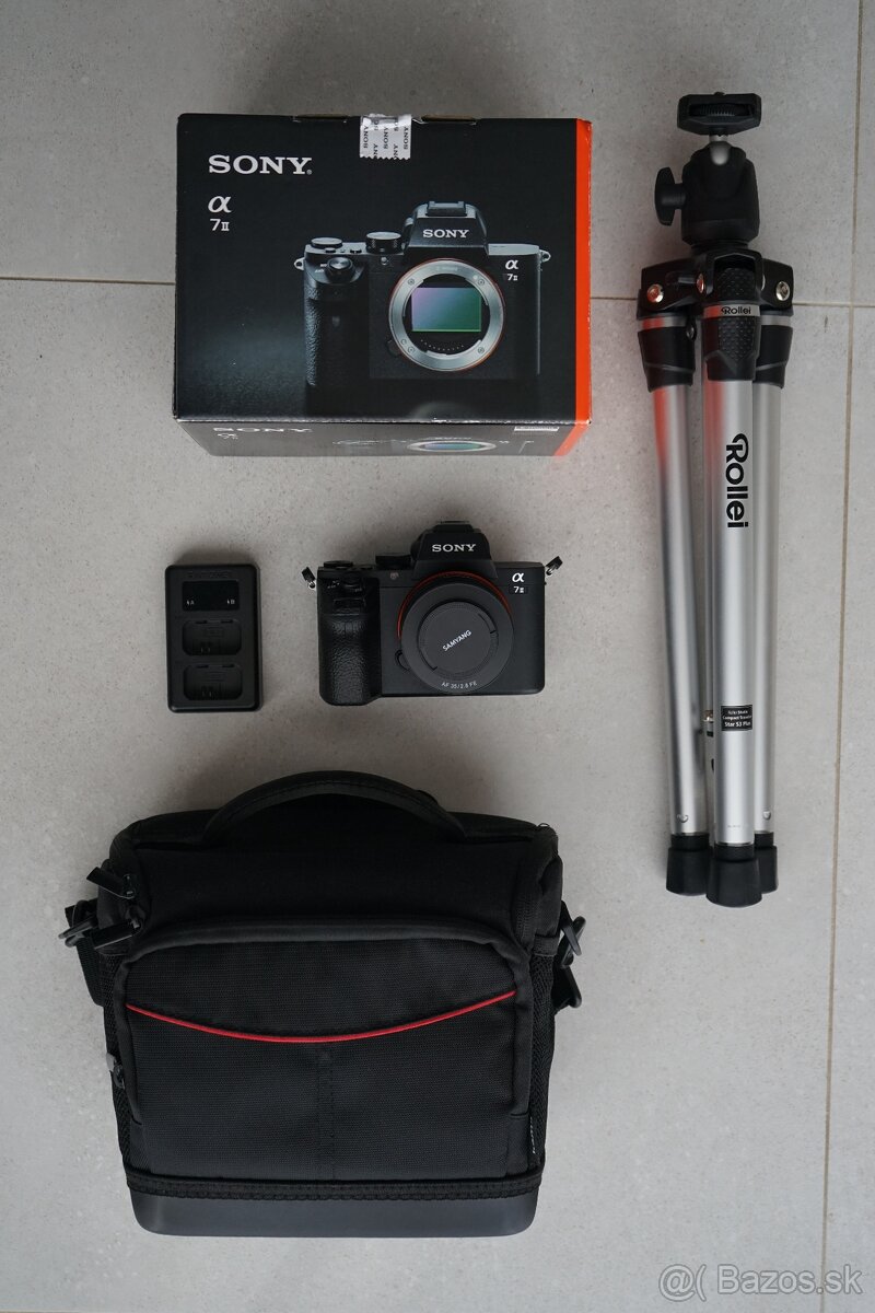 Fotoaparát Sony Alpha A7 II objektív Samyang AF 35/2.8 FE - 2