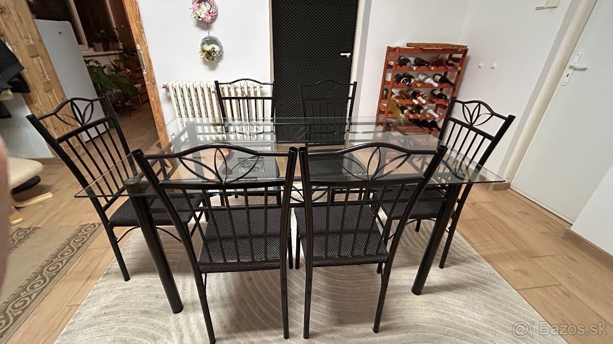 jedálenský stôl so 6 stoličkami - 2