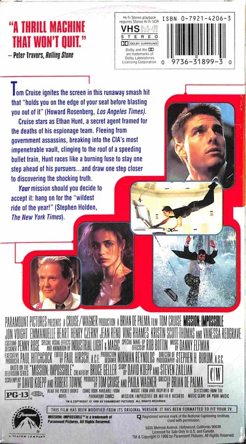 VHS - Mission: Impossible - 2