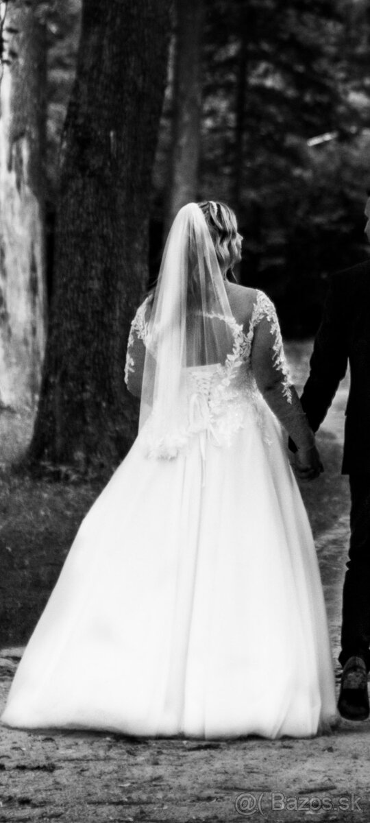 Svadobné šaty 42-46 - 2