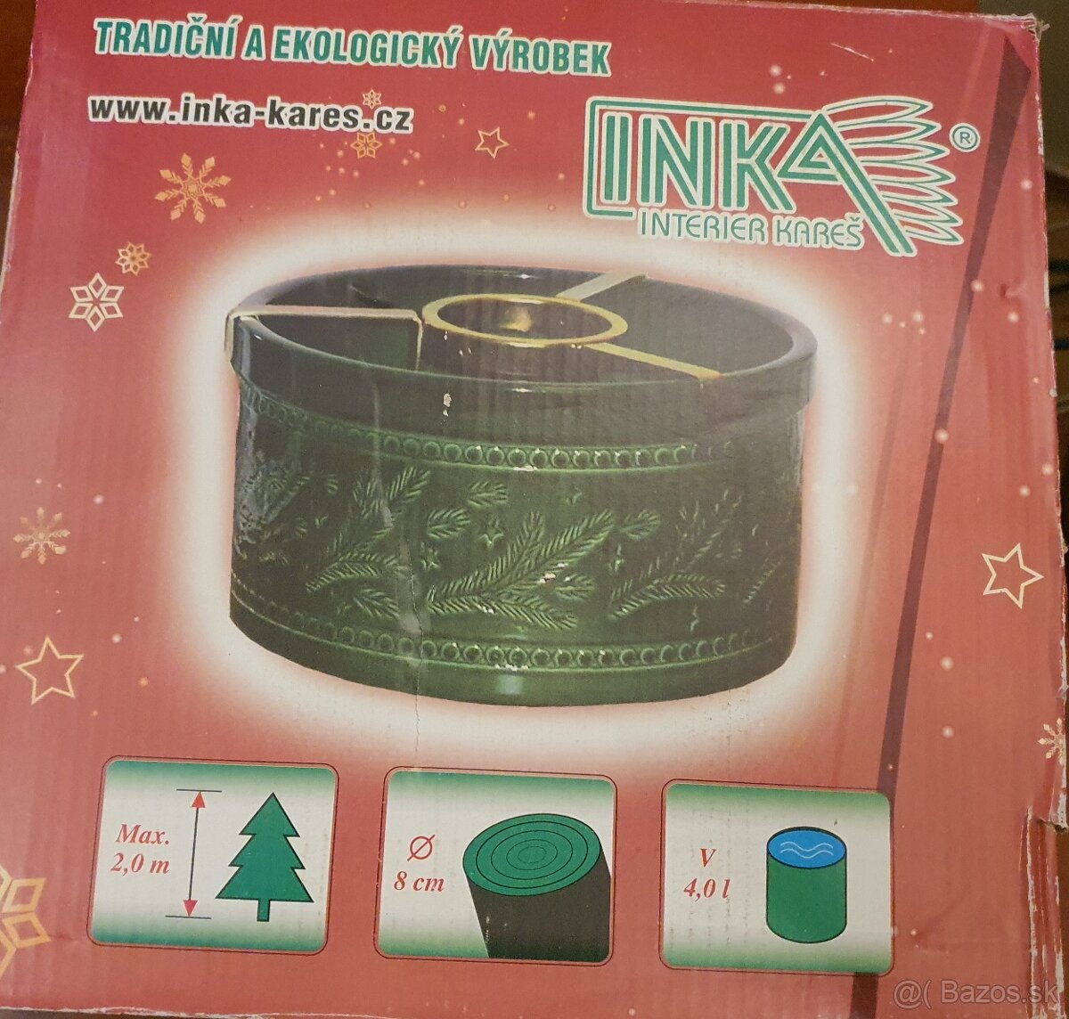 Stojan na vianočný stromček keramický - 2