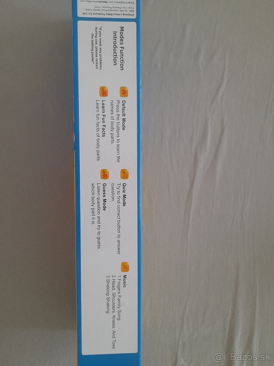 Interaktívny poster-ĺudské telo - 2