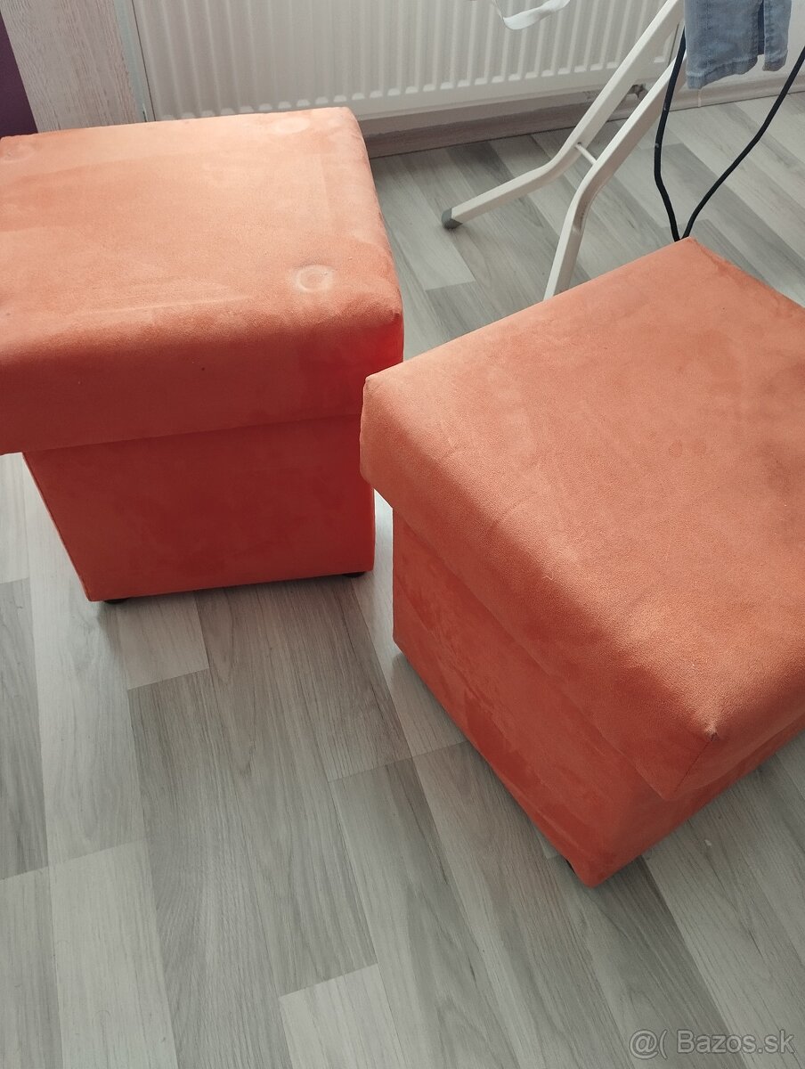 Taburetky s úložným priestorom - 2