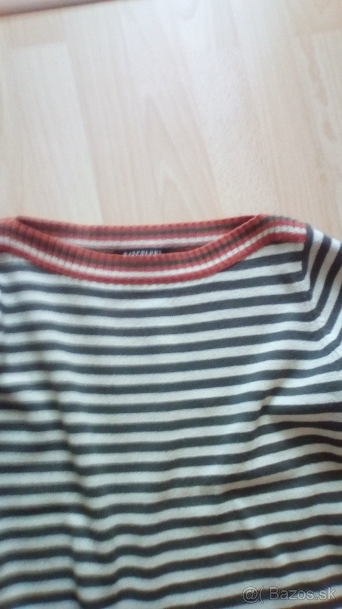 Dámsky pulóver a pruhmi - 2