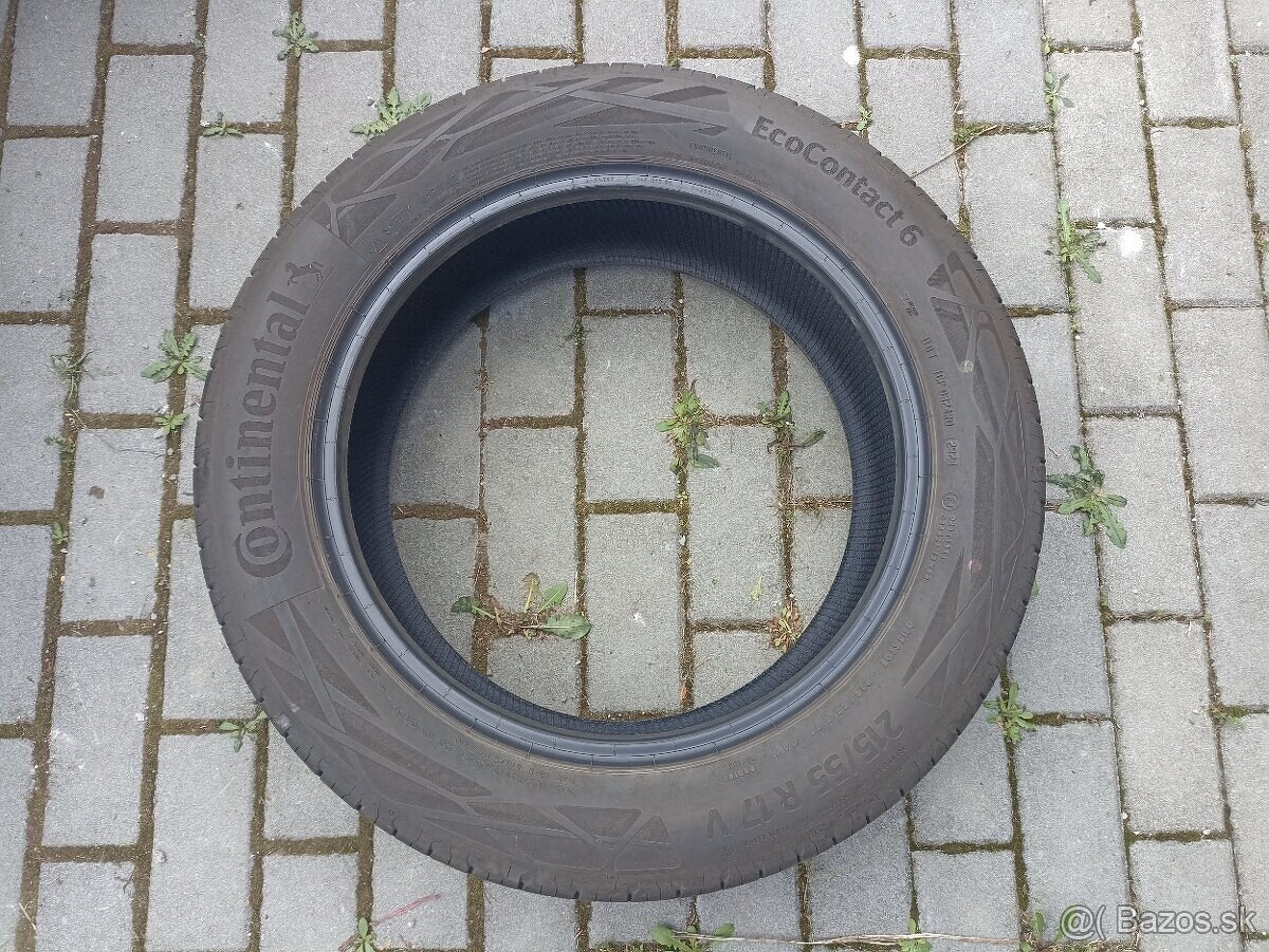 Letné pneu Continental EcoContact 6 215/55 R17 - 2