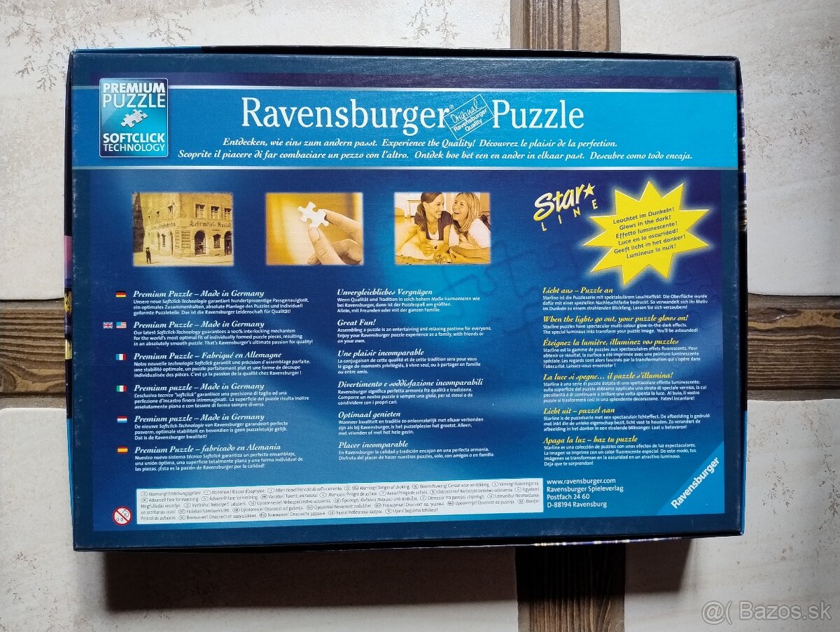 Puzzle Nočný Rím svietiace - 2