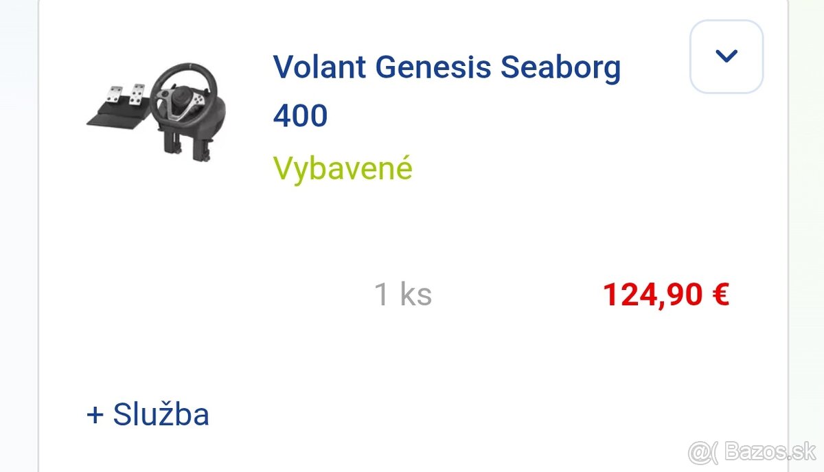 Volant herný na PC - 2