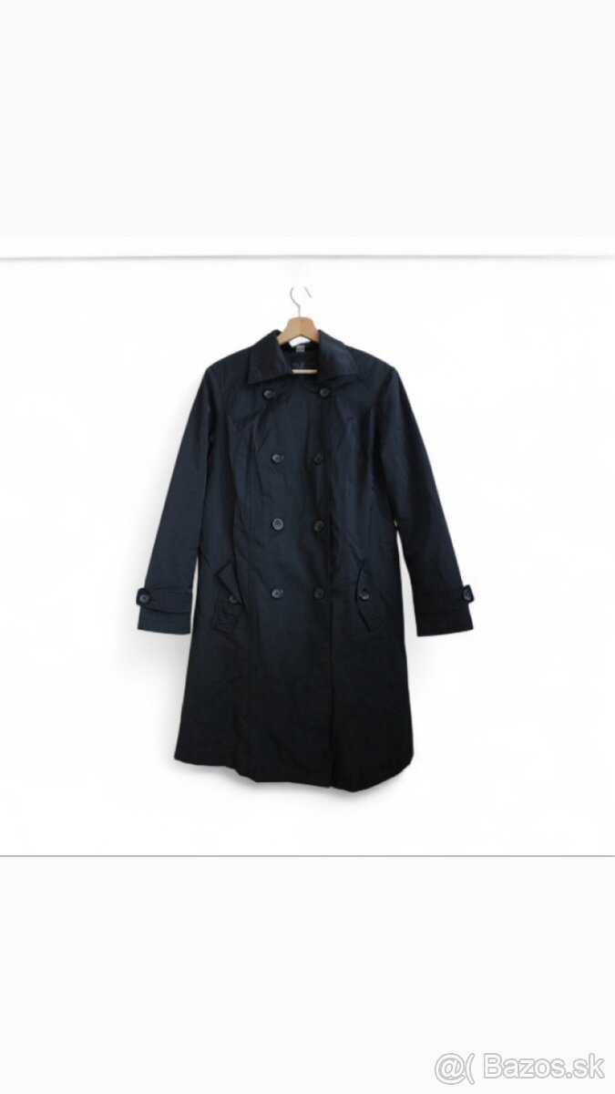 🖤 Čierny prechodný trenchcoat | veľ. 42 - 2