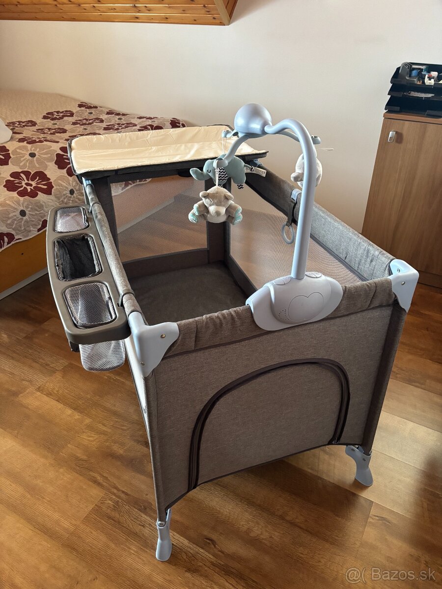 Cestovna postielka Kinderkraft Joy Blue - 2