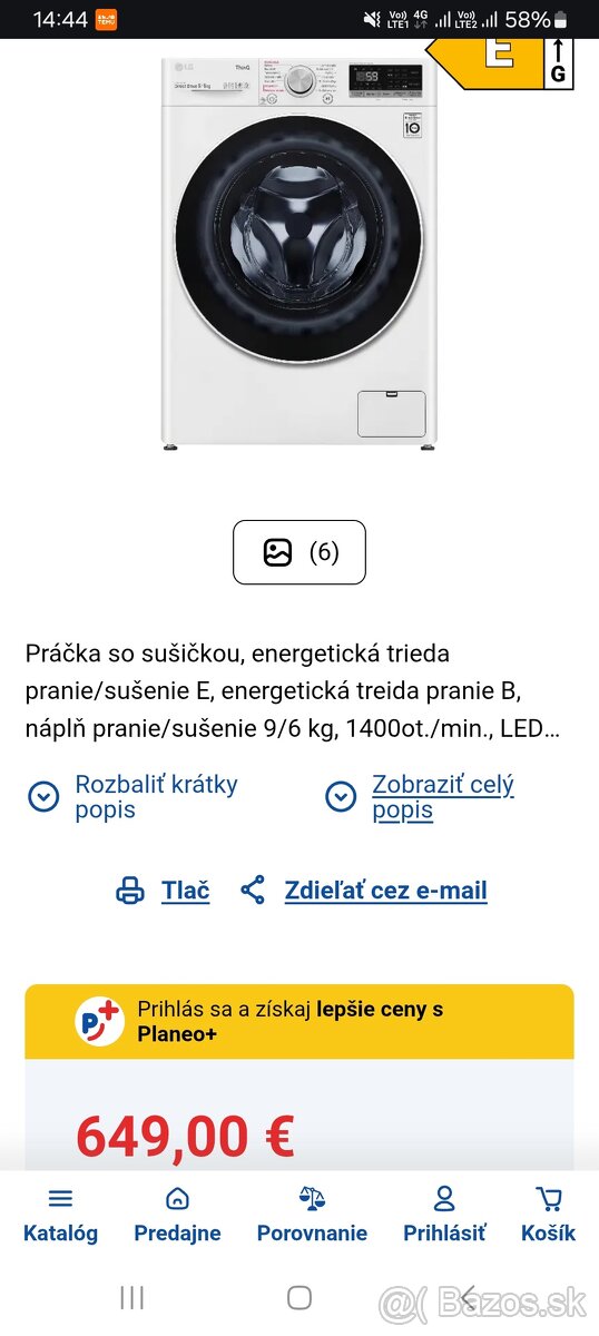 Práčka zo sušičkou LG - 2