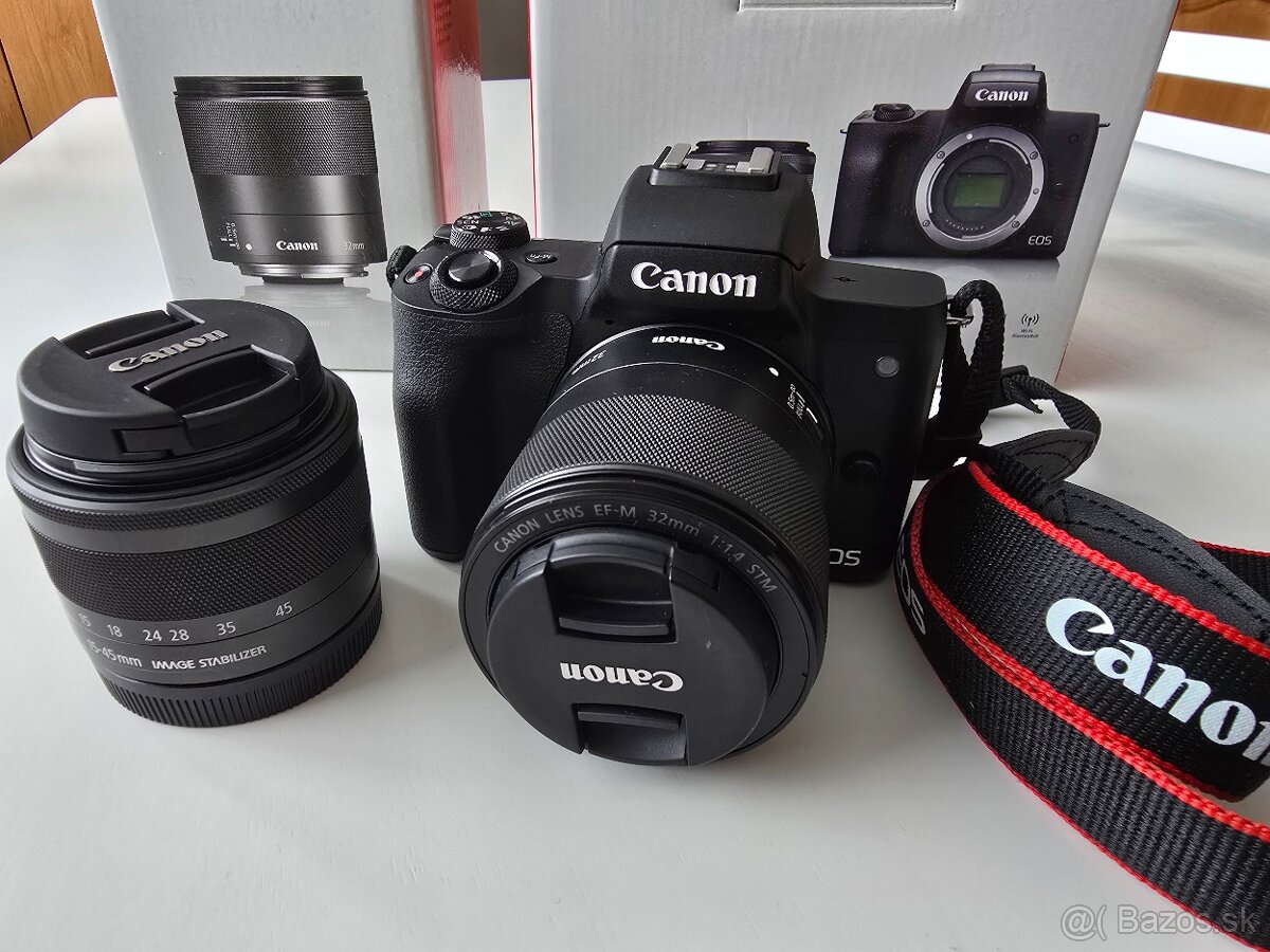 Canon eos m50 mark ii plus vela prislusenstva - 2