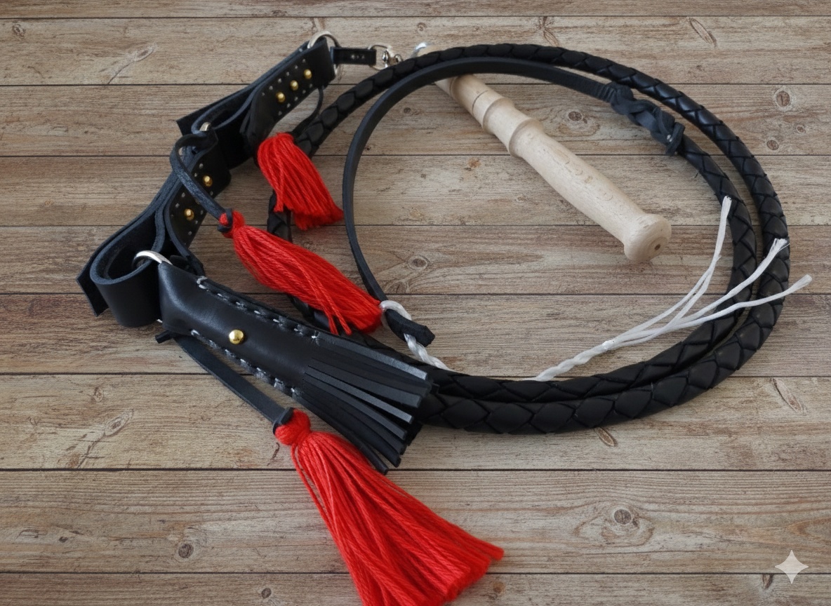 Pastiersky bič čierny 250cm - 2