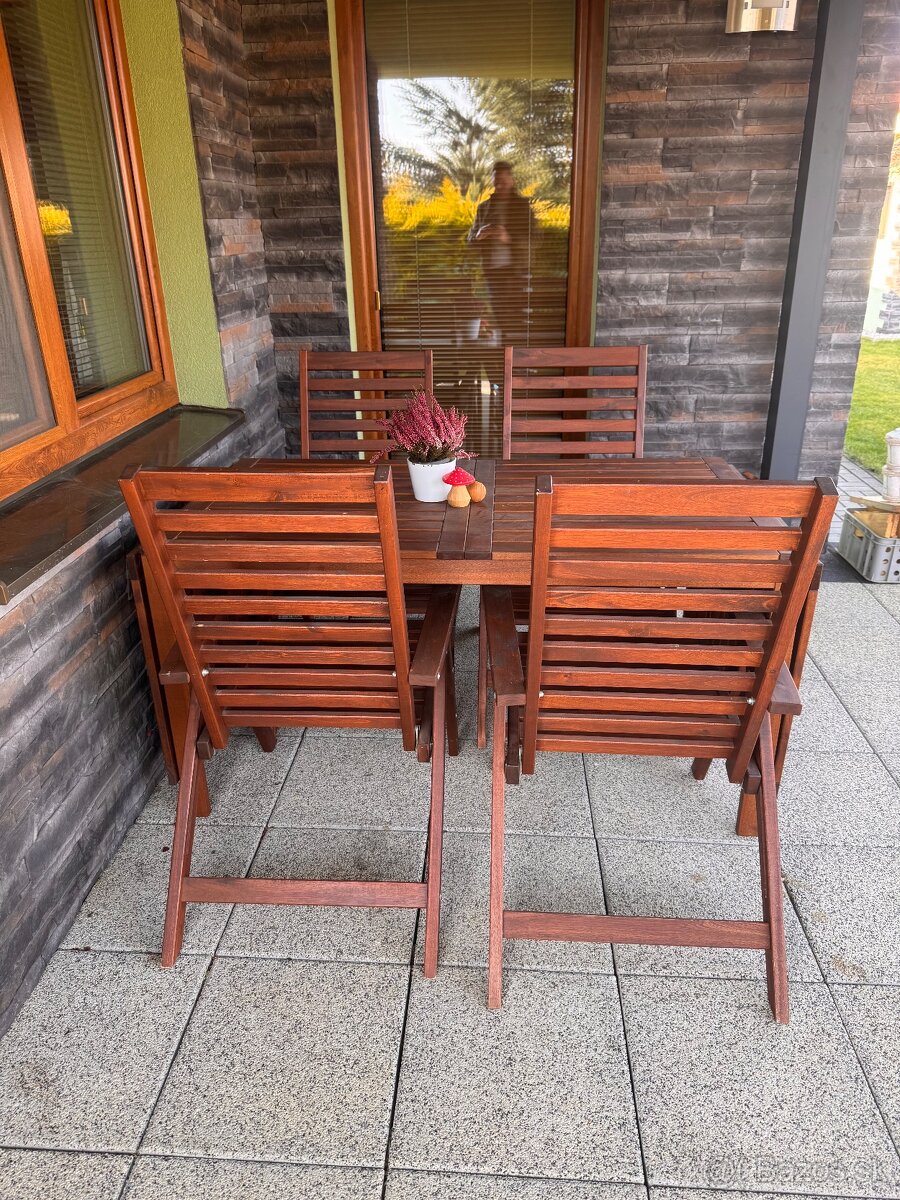 Záhradný jedálenský set IKEA - 2