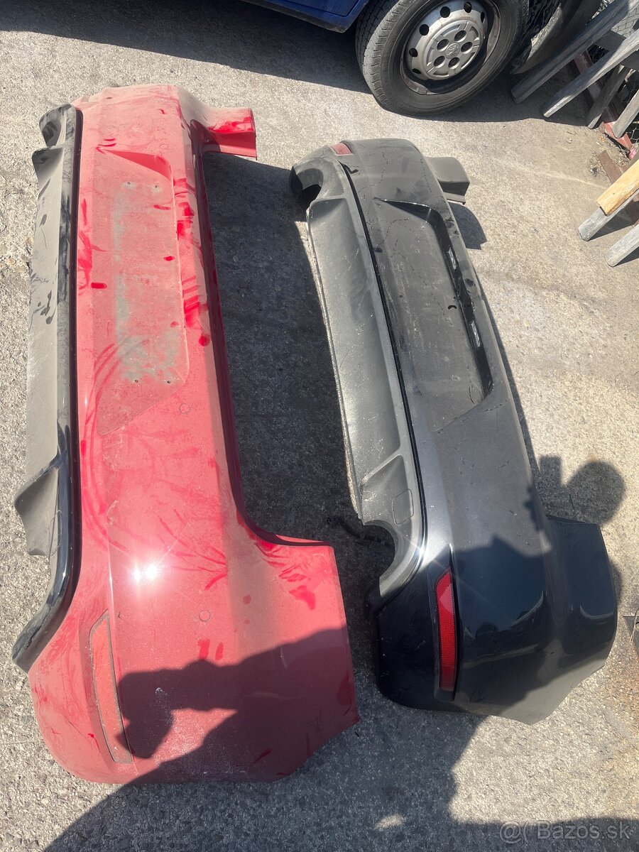 GTI golf VI 6 nárazníky výfuky - 2