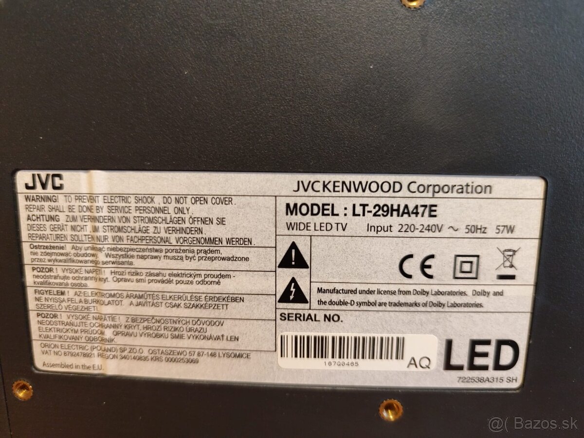 LED televízor JVC LT-29HA47E - 2