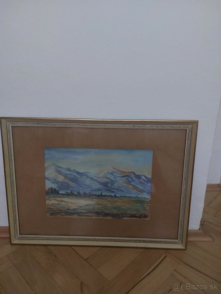 Predám obraz - akvarel - 2