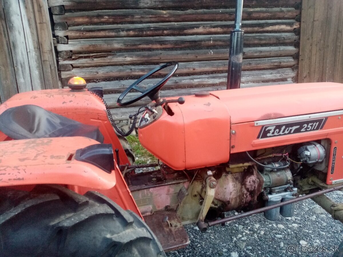 Zetor 2511 + rotavator - 2