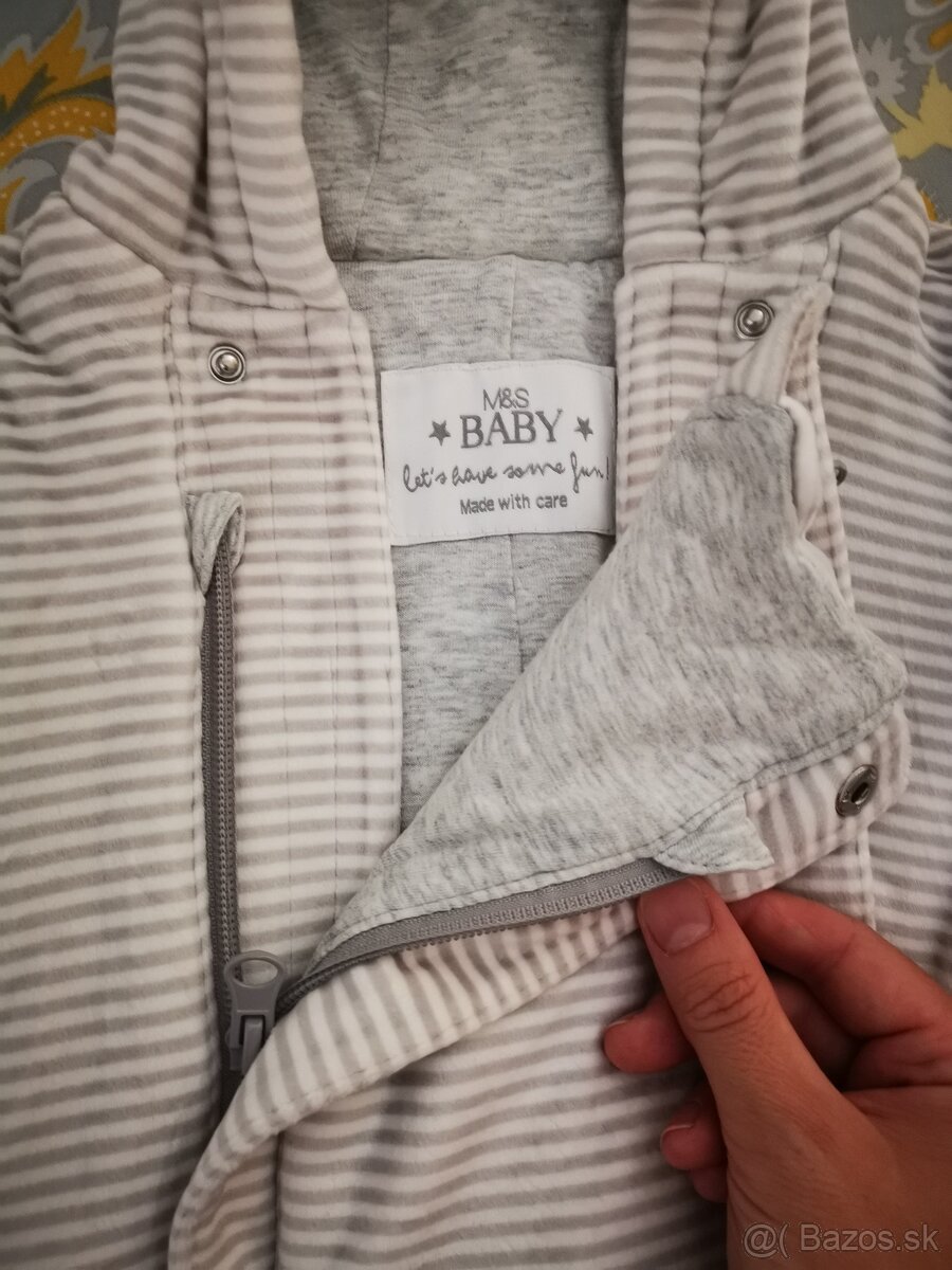 Teply overal M&S vel. 3-6mes - 2