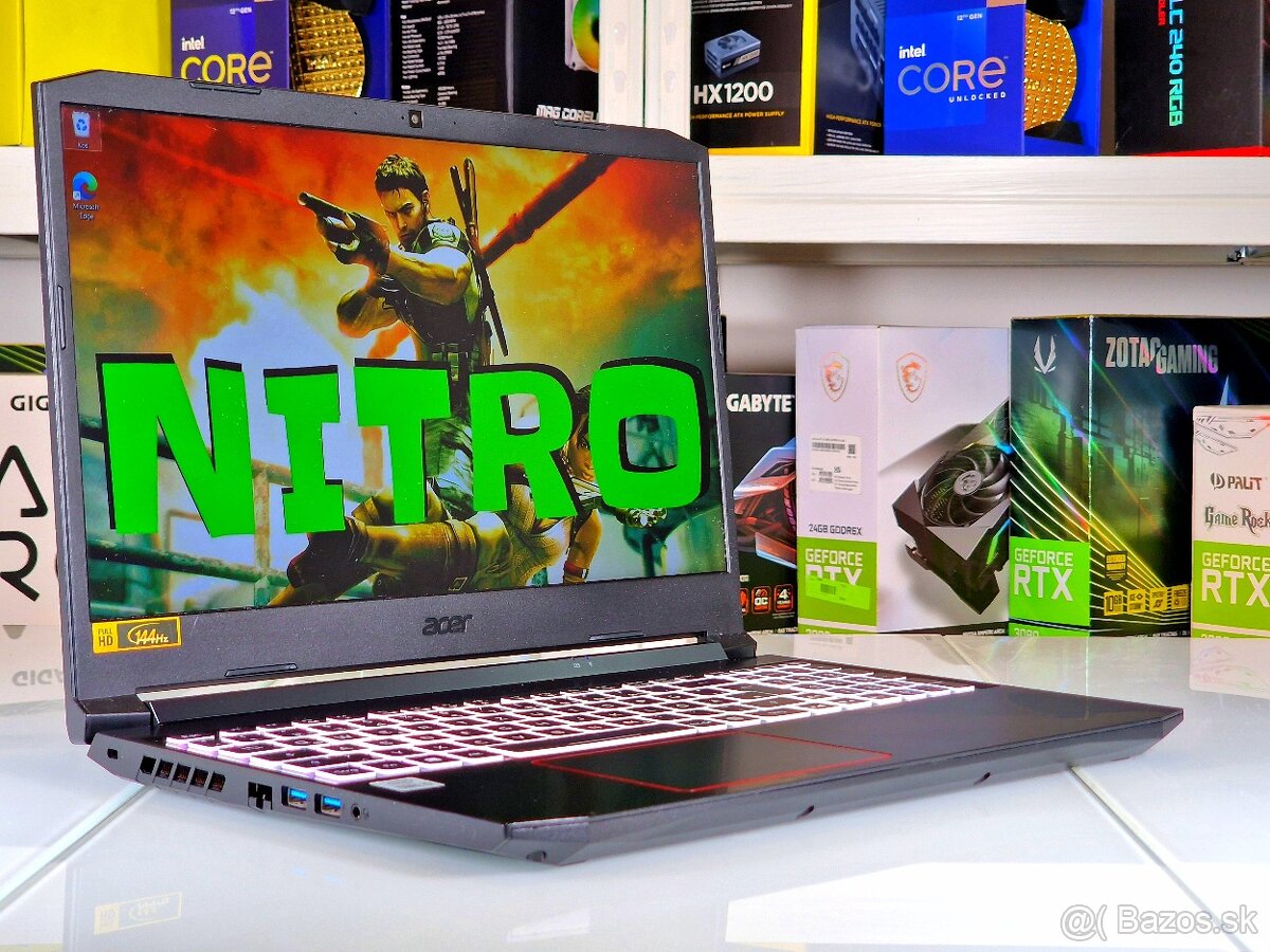 Herný notebook ACER NITRO | RTX 3060 6GB | ZÁRUKA | SSD | 16 - 2