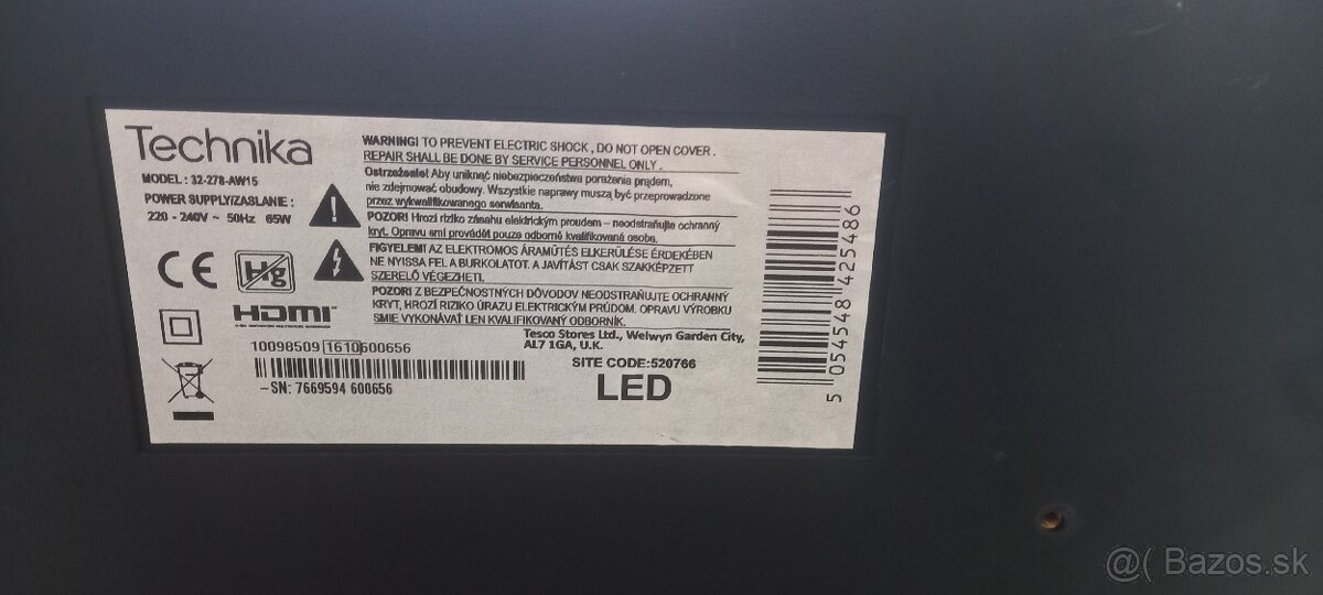 Televizor značka Technika - 2