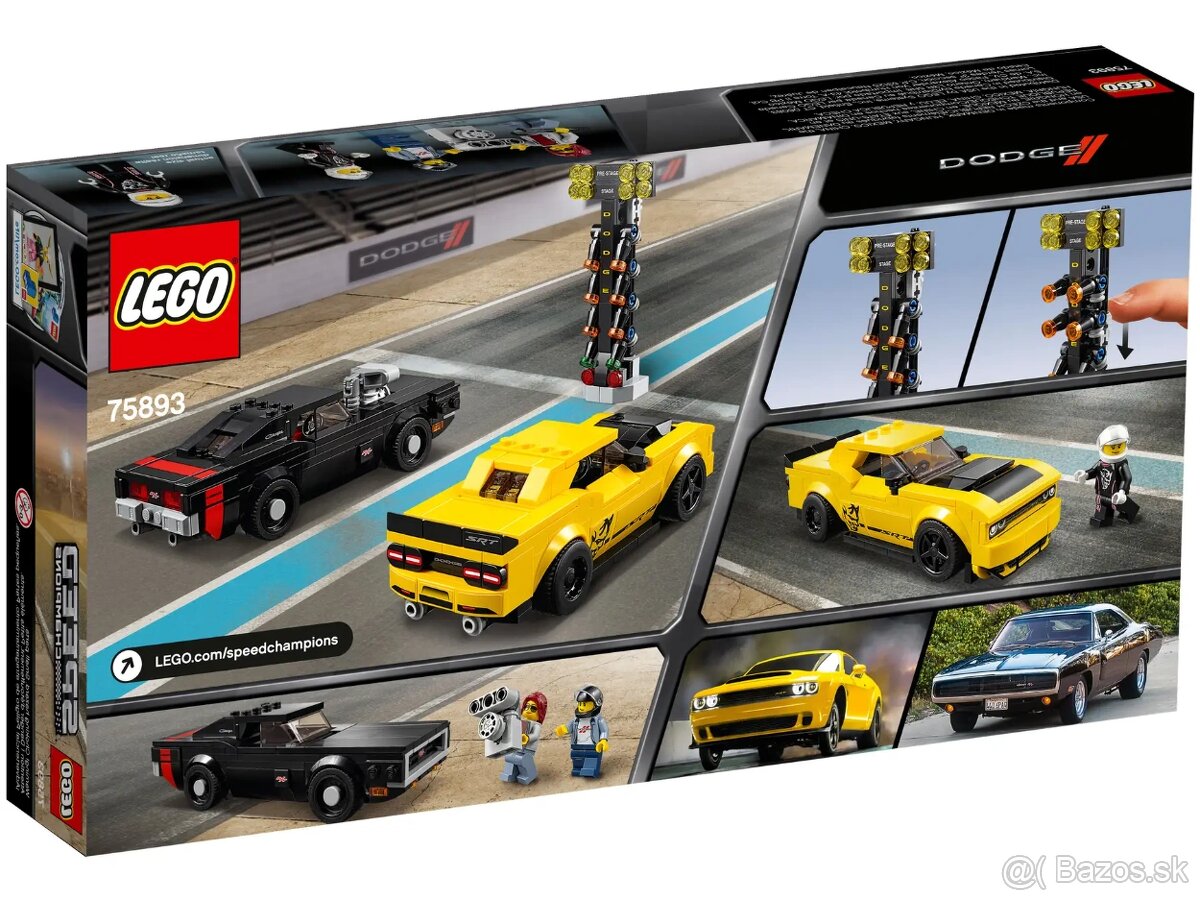 Lego Speed 76893 Dodge Challenger SRT Demon & Dodge Charger - 2