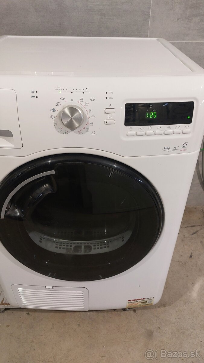 Predám Sušičku Whirlphool na 8kg prádla tepelné čerpadlo - 2