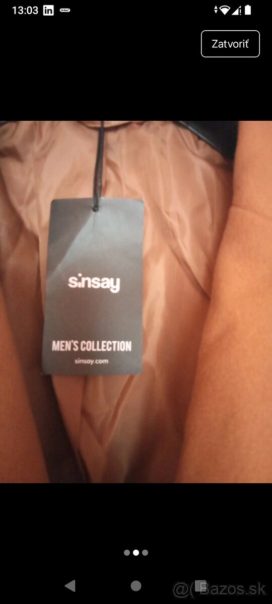 Predam lacno kabat zn. Sinsay XXL - 2