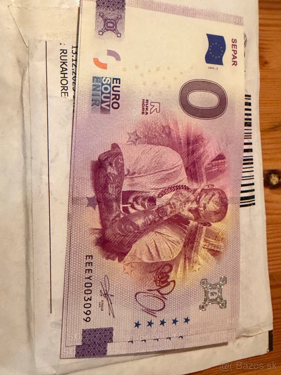 0 eurová bankovky Separ - 2