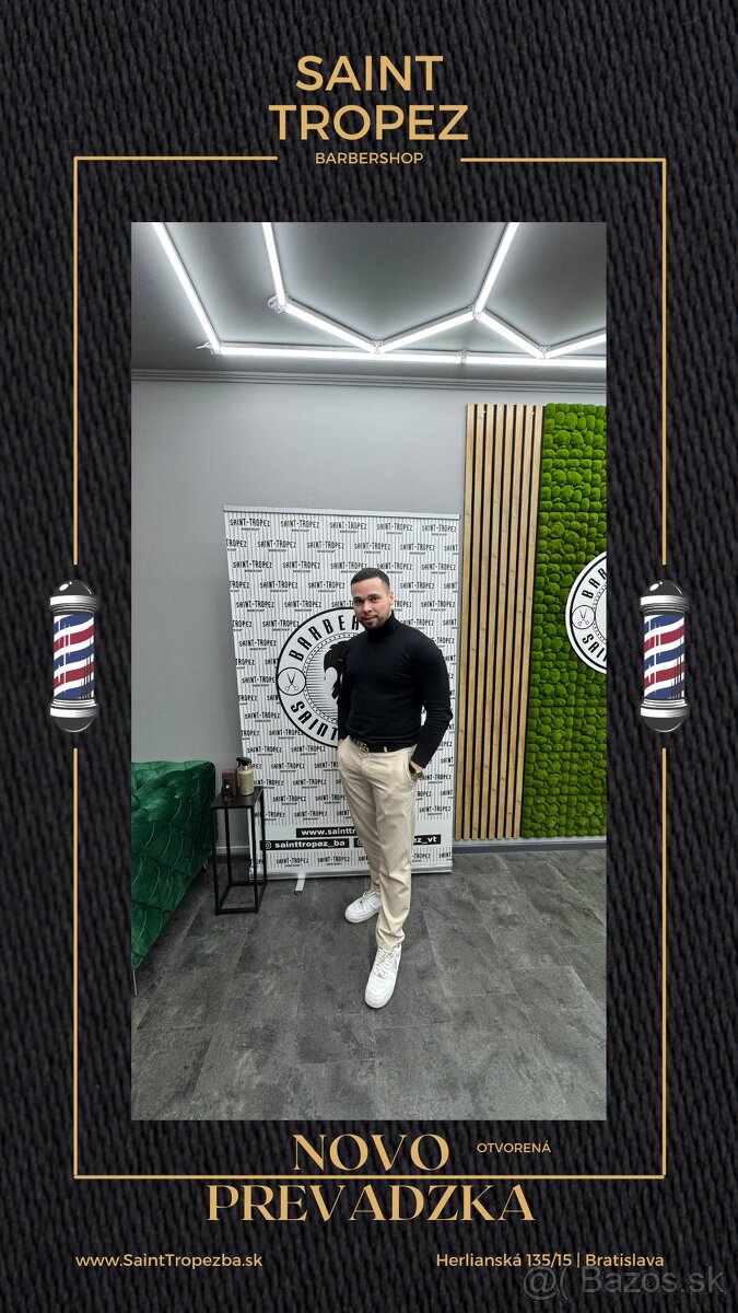 Hľadáme barbera - Saint Tropez Barbershop’s - 2