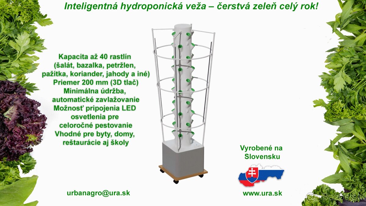 Hydroponická veža / Hydroponic tower - 2