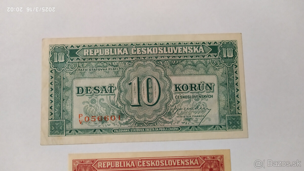5Kčs a 10Kčs - 2