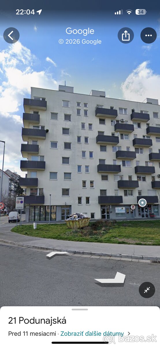 Podunjská 23/B Parkovanie - 2